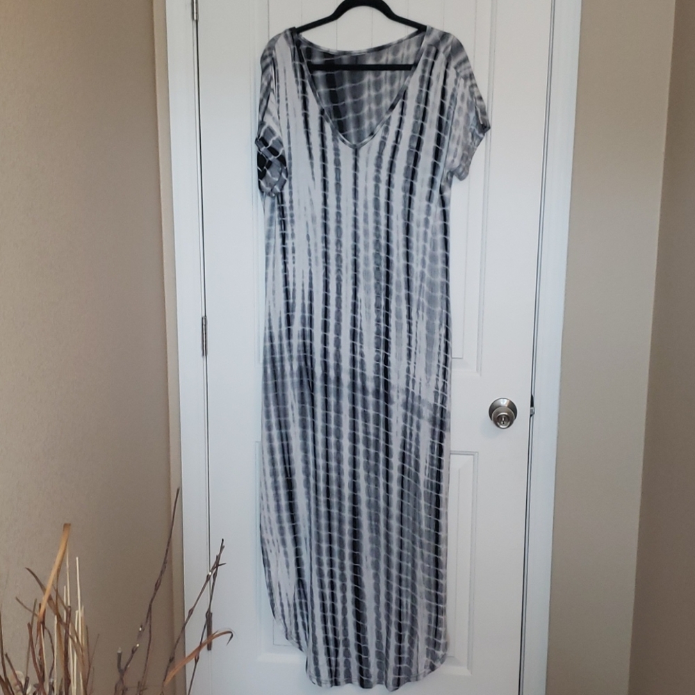 Tye Dye Maxi Cotton Spandex Size Medium